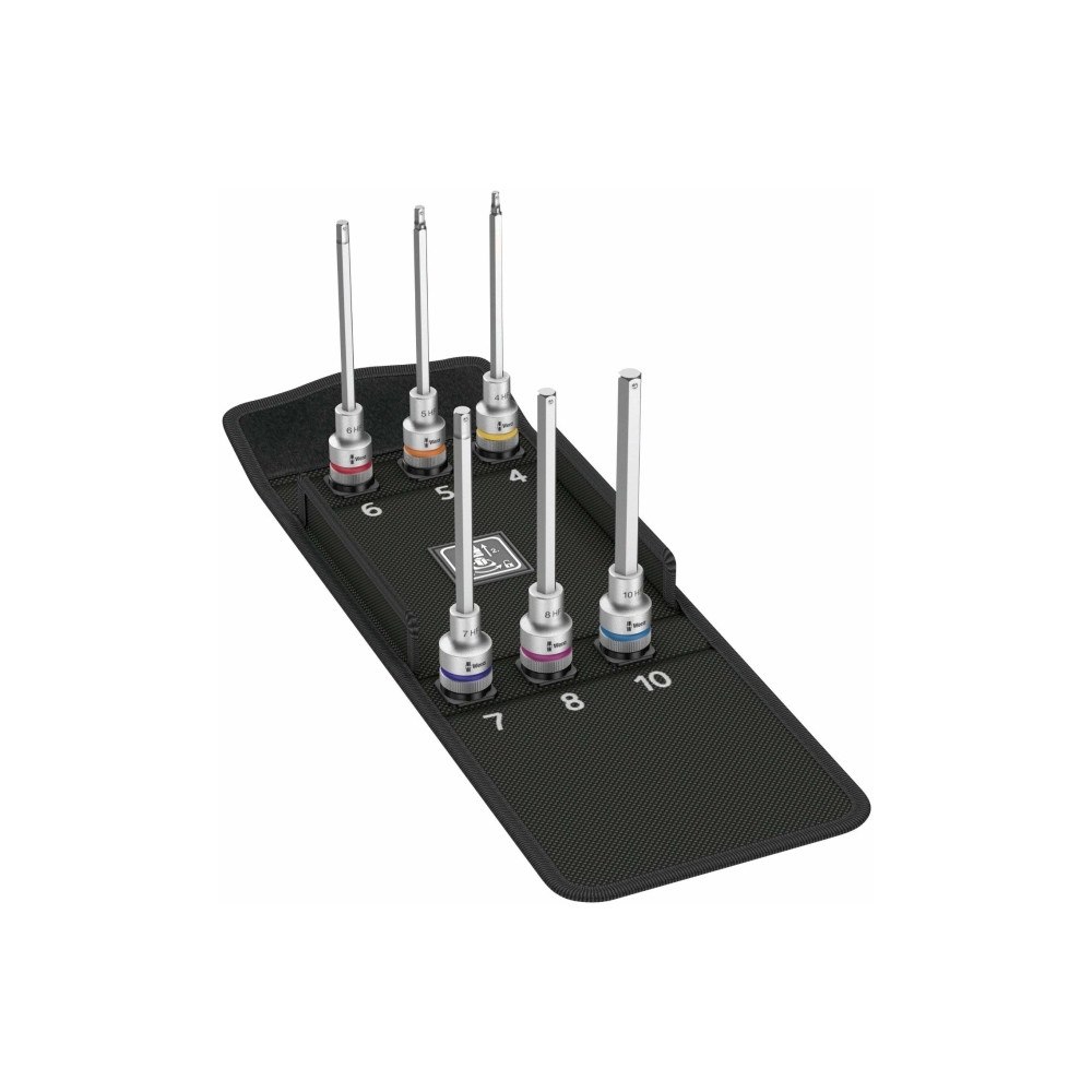 Wera Wera 8740 C HF 2, 6 styck, 25,4 / 2 mm (1 / 2"), Rostfritt s...
