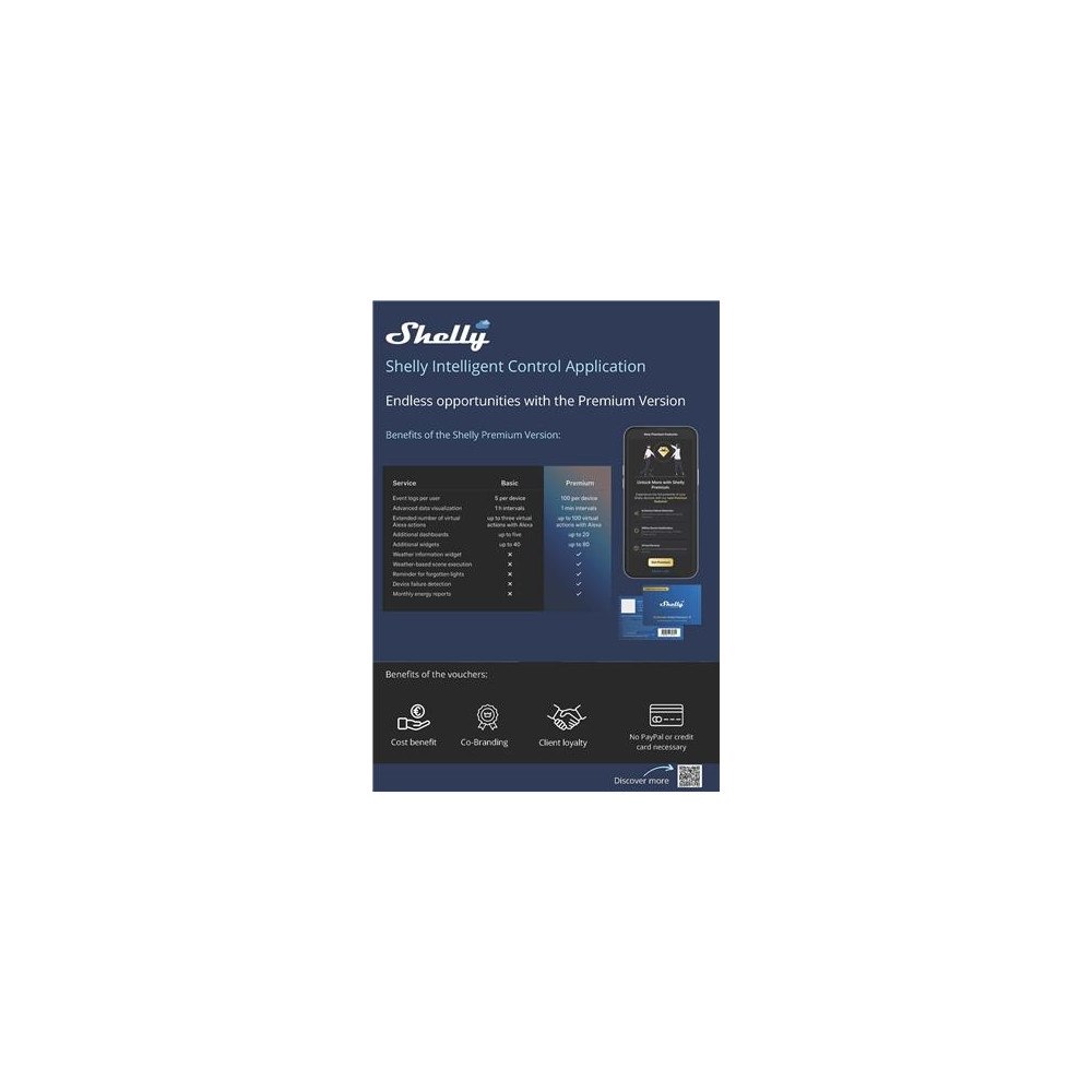 Shelly Shelly Cloud Premium 1 års voucher