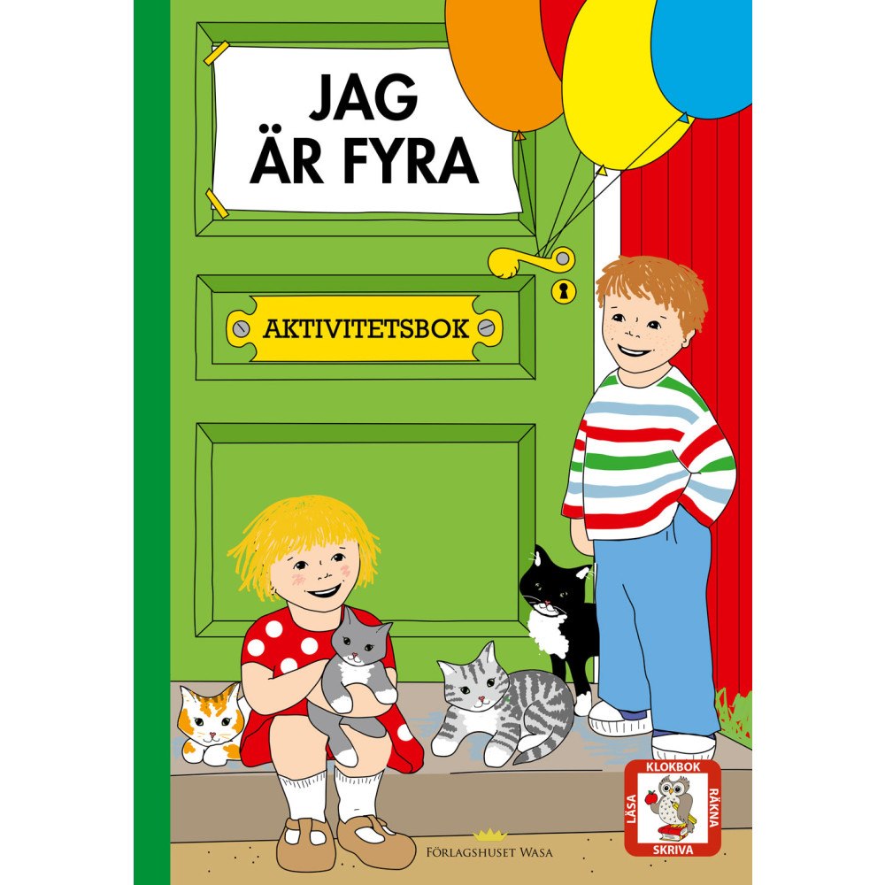 ILKA/Förlagshuset Wasa Jag är fyra : aktivitetsbok (häftad)