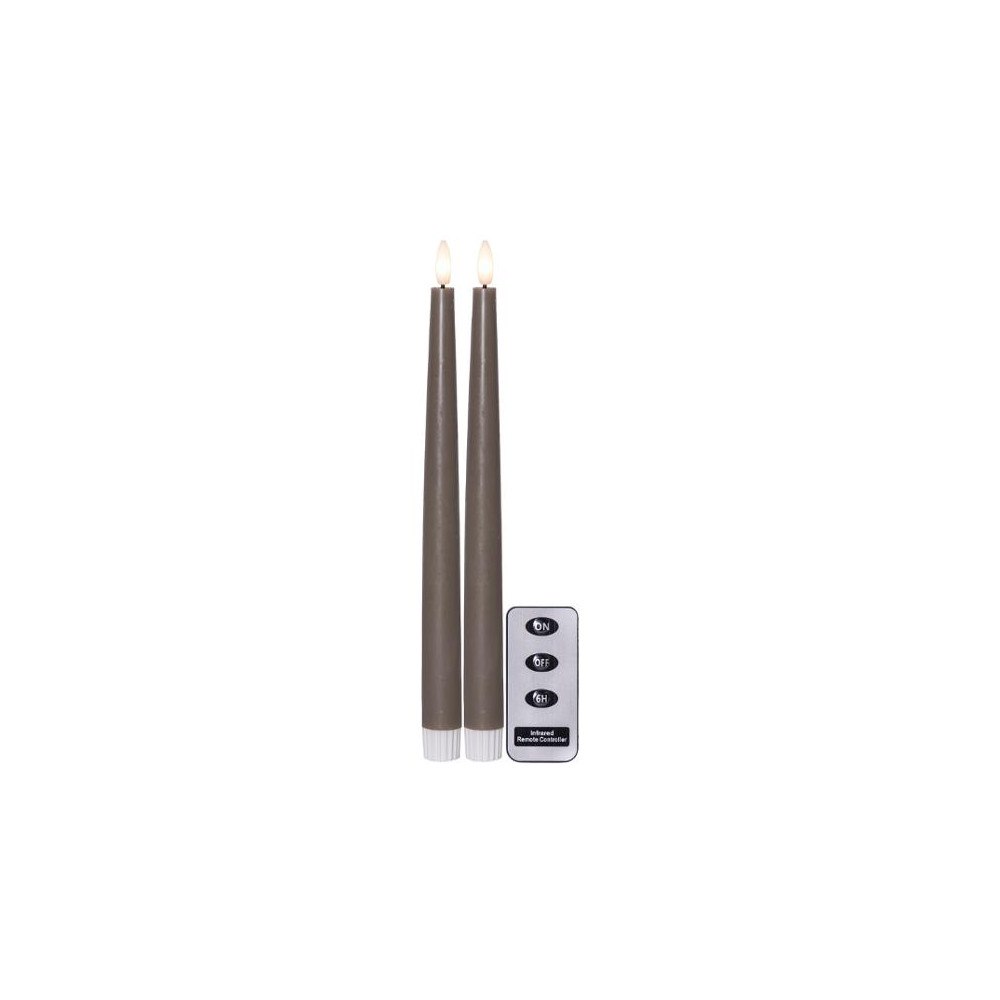 STAR TRADING Antikljus STAR T LED 28cm mullvad 2/fp