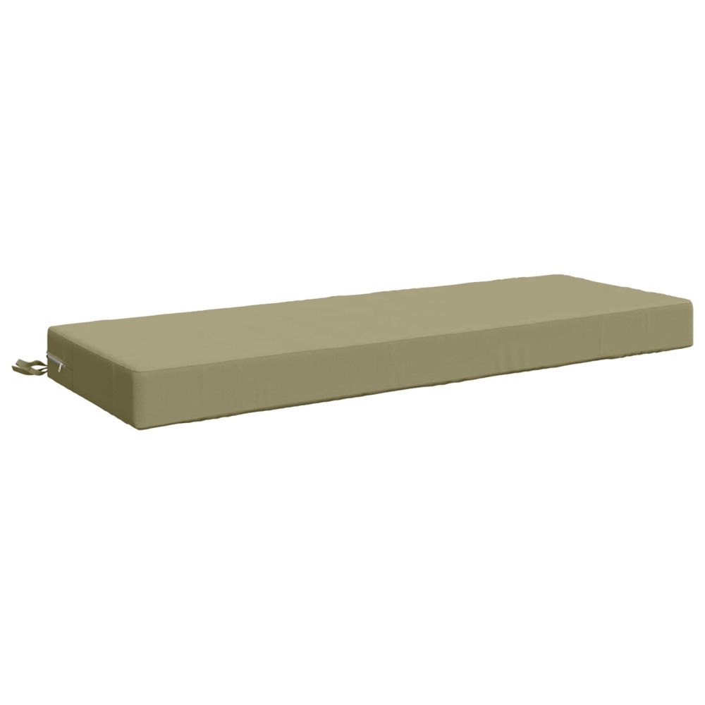 vidaXL Sittkudde SOEST 100% Polyester Ljusgrön 120 x 40 x 10 cm