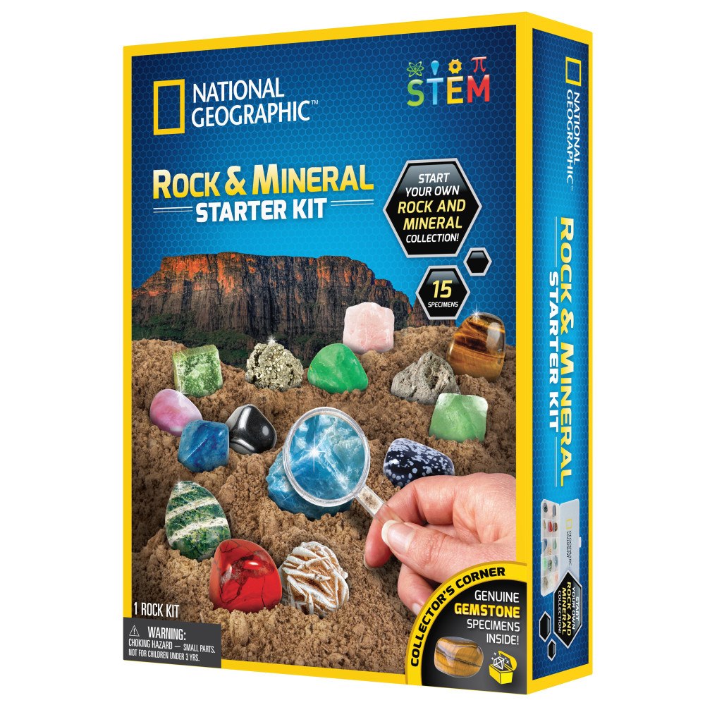NATIONAL GEOGRAPHIC Experiment National Geographic Rock and mineral starter kit
