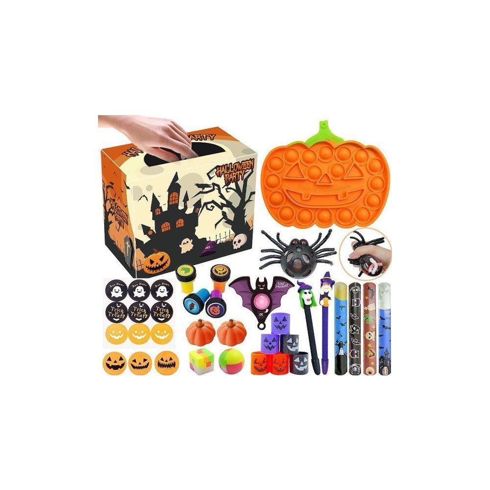 LEANToys LeanToys sensoriskt set antistressleksaker Halloween fidget...