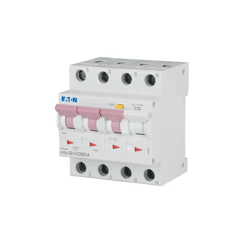 Eaton Eaton jordfelsbrytare FI 32 A 30 mA 3 + N 230 VAC (MRB4-32/3...
