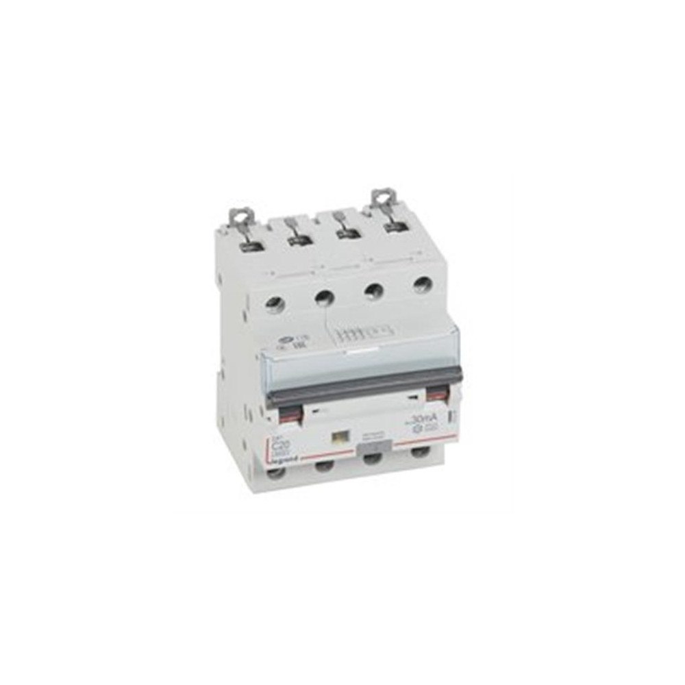 Legrand Kombiafbrytare DX3 automatsäkring/HPFI C 13A 30 mA 4P 6/10kA...