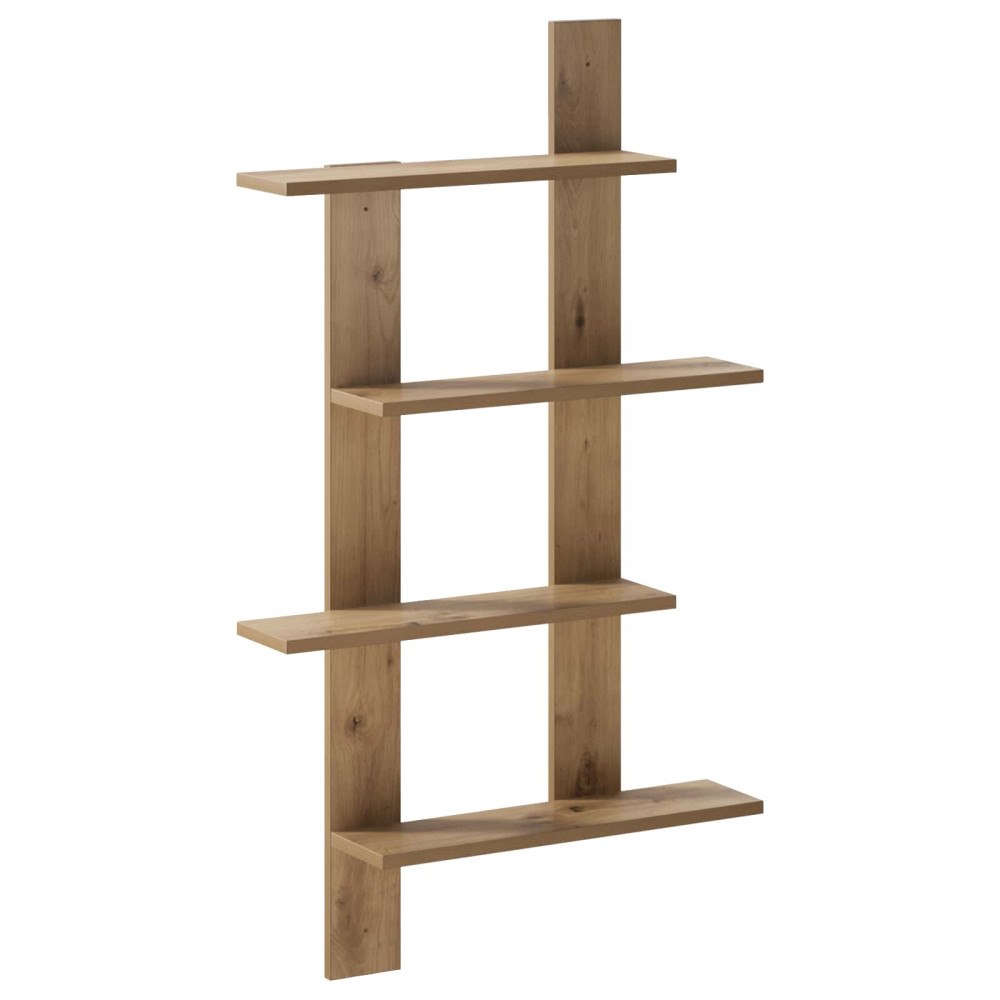 vidaXL Vägg hylla Artisan-ek 61 x 13,5 x 105 cm Konstruerat trä
