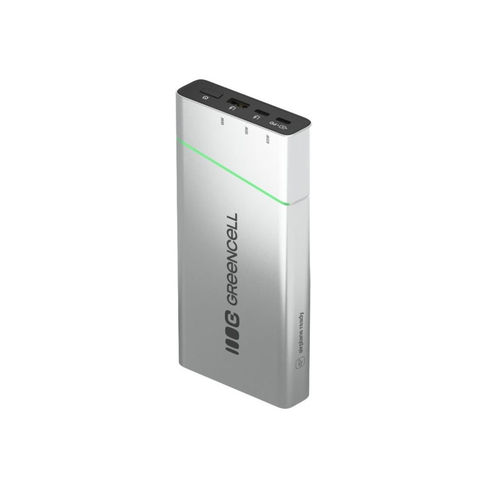 Green Cell Green Cell PowerPlay Pro power bank - Li-pol - USB-C, USB - 65 watt