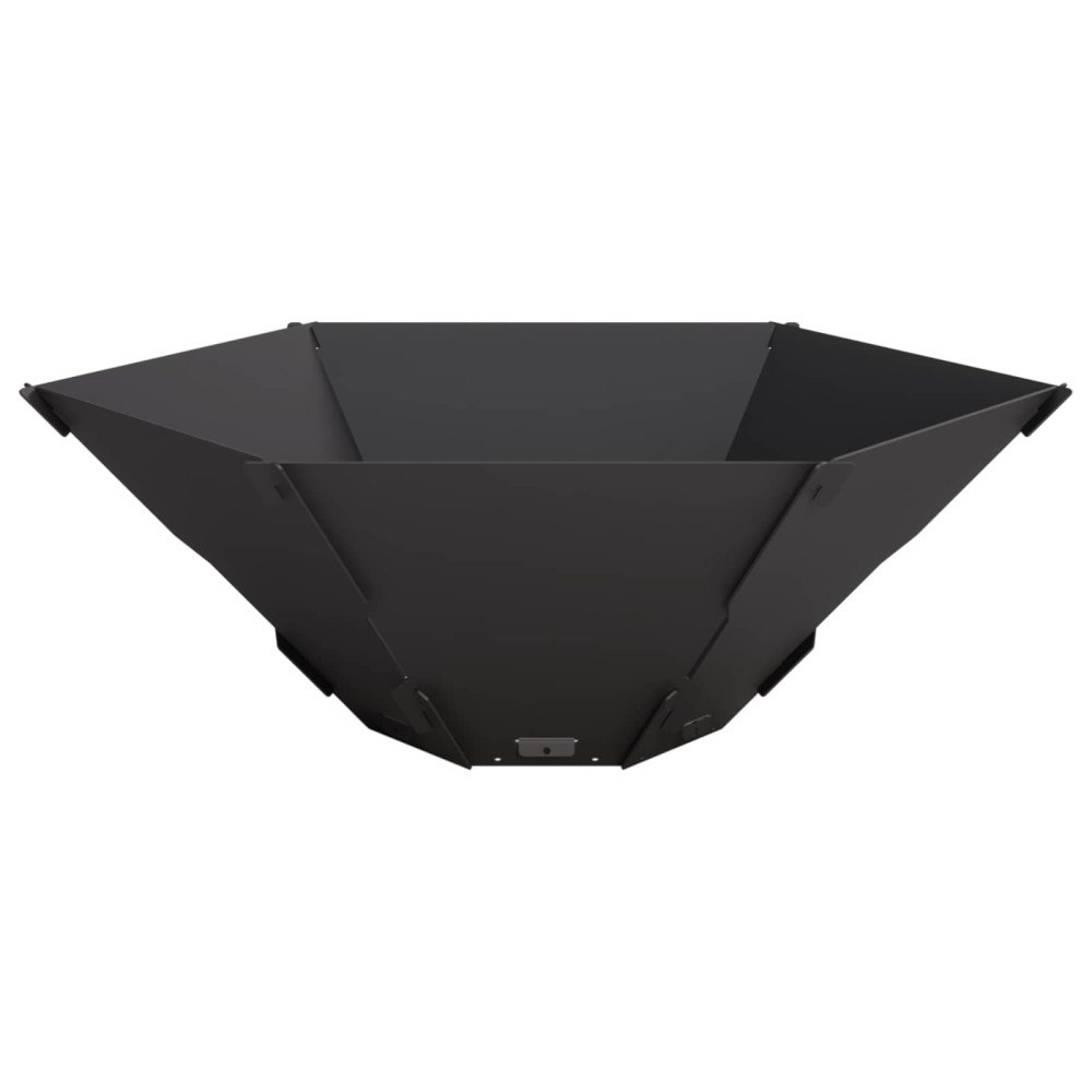 vidaXL Eldstad Svart 58,5 x 51,5 x 19,5 cm Stål