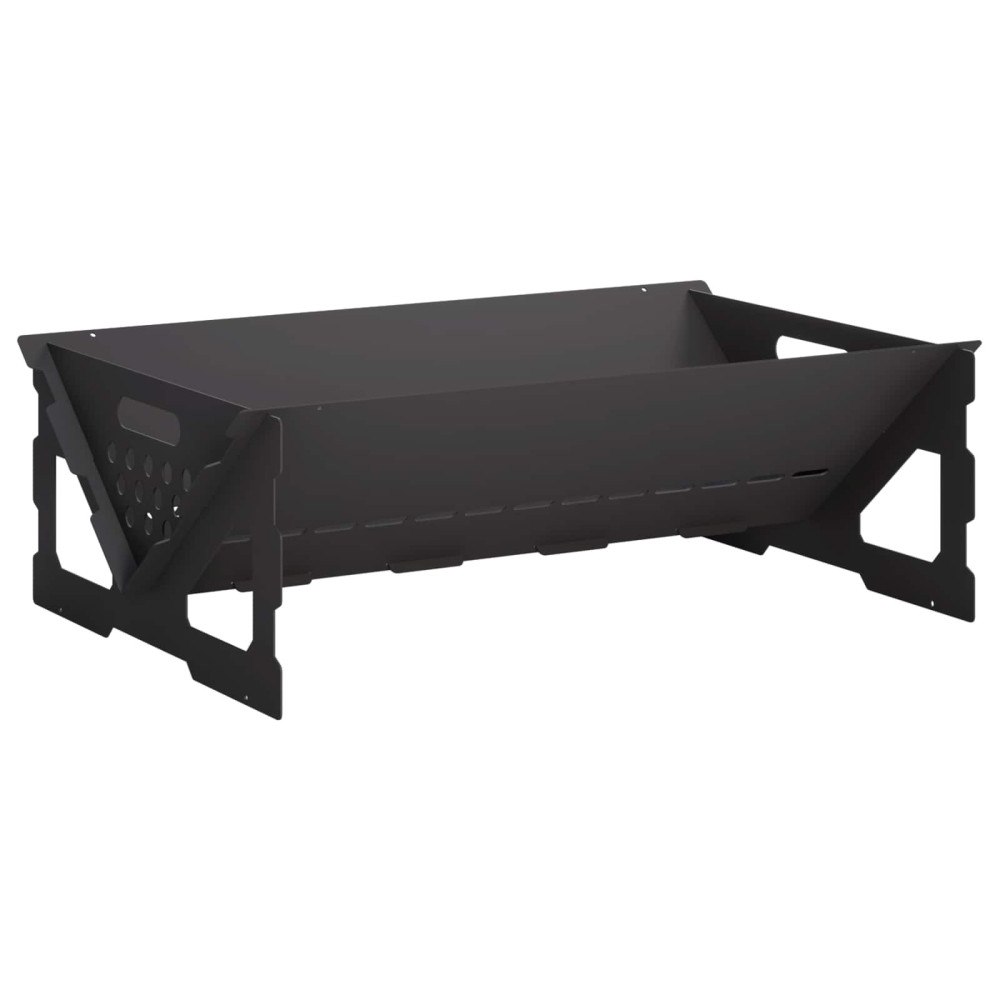vidaXL Eldstad Svart 60 x 40 x 20 cm Stål