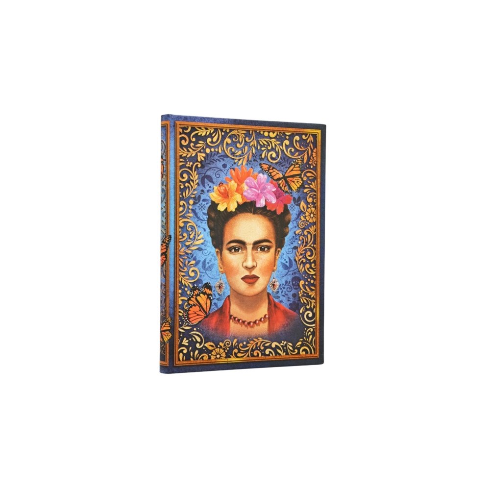 paperblanks The Colourful Portrait Midi Unlined Hardcover Journal, 144pg, 120GSM by Paperblanks (Viva Frida) (inbunden, eng)