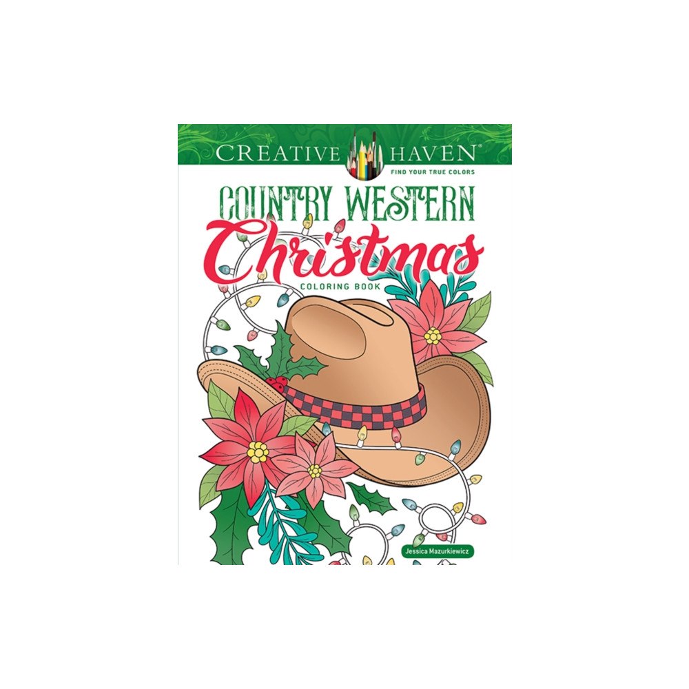 Dover publications inc. Creative Haven Country Western Christmas Coloring Book (häftad, eng)
