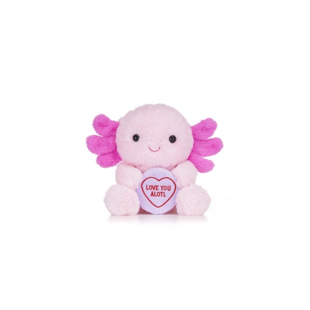 POSH PAWS INTERNATIONAL Love Hearts Axolotl 18Cm (7") Love You Alotl