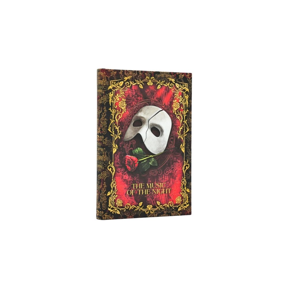 paperblanks Masked Melody Mini Custom Lined Hardcover Journal, 176pg, 85GSM, Andrew Lloyd Webber Collection by Paperblanks (Phantom...