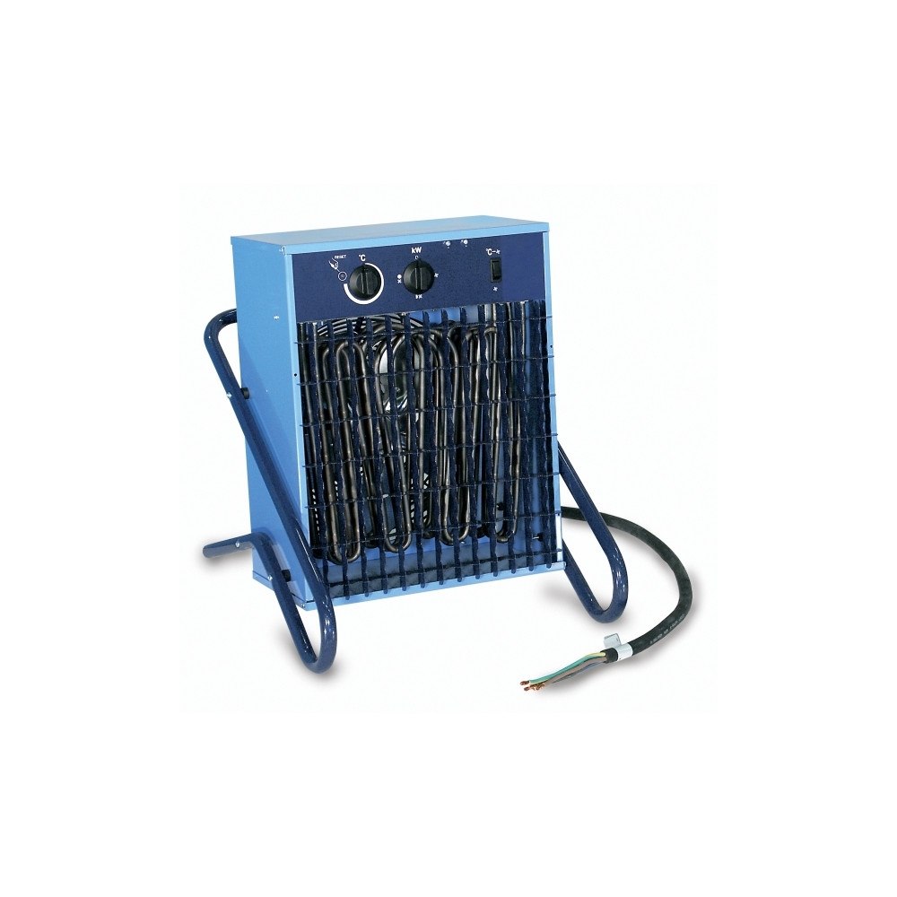 EL-BJØRN EL-BJØRN VF7 värmeväxlare, 7 kW, bärbar.440 V/60 Hz, IP44. L...