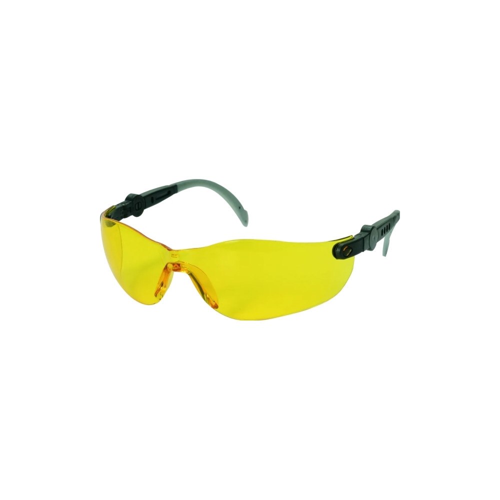Solar Plus Space Yellow skyddsglasögonGula linser/svarta ramar med just...