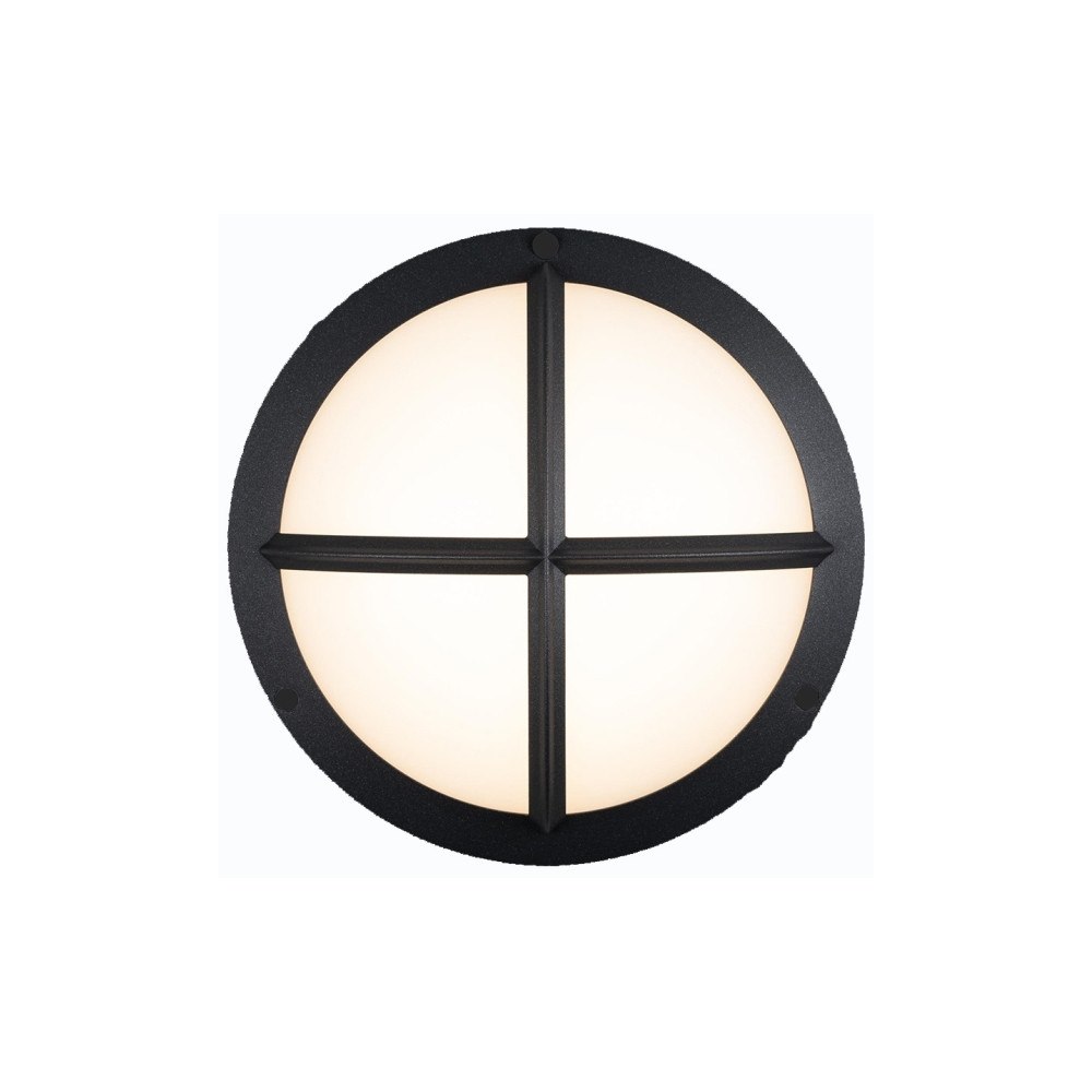 Solar Plus Moon Public Cross I väggarmatur för utomhusbruk IK10 Antraci...