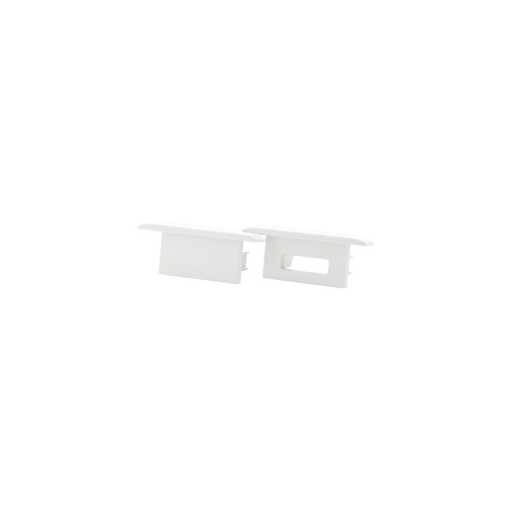 sg armaturen SG ARMATUREN StripLine vit ändlock inbyggt kit polykarbonat...