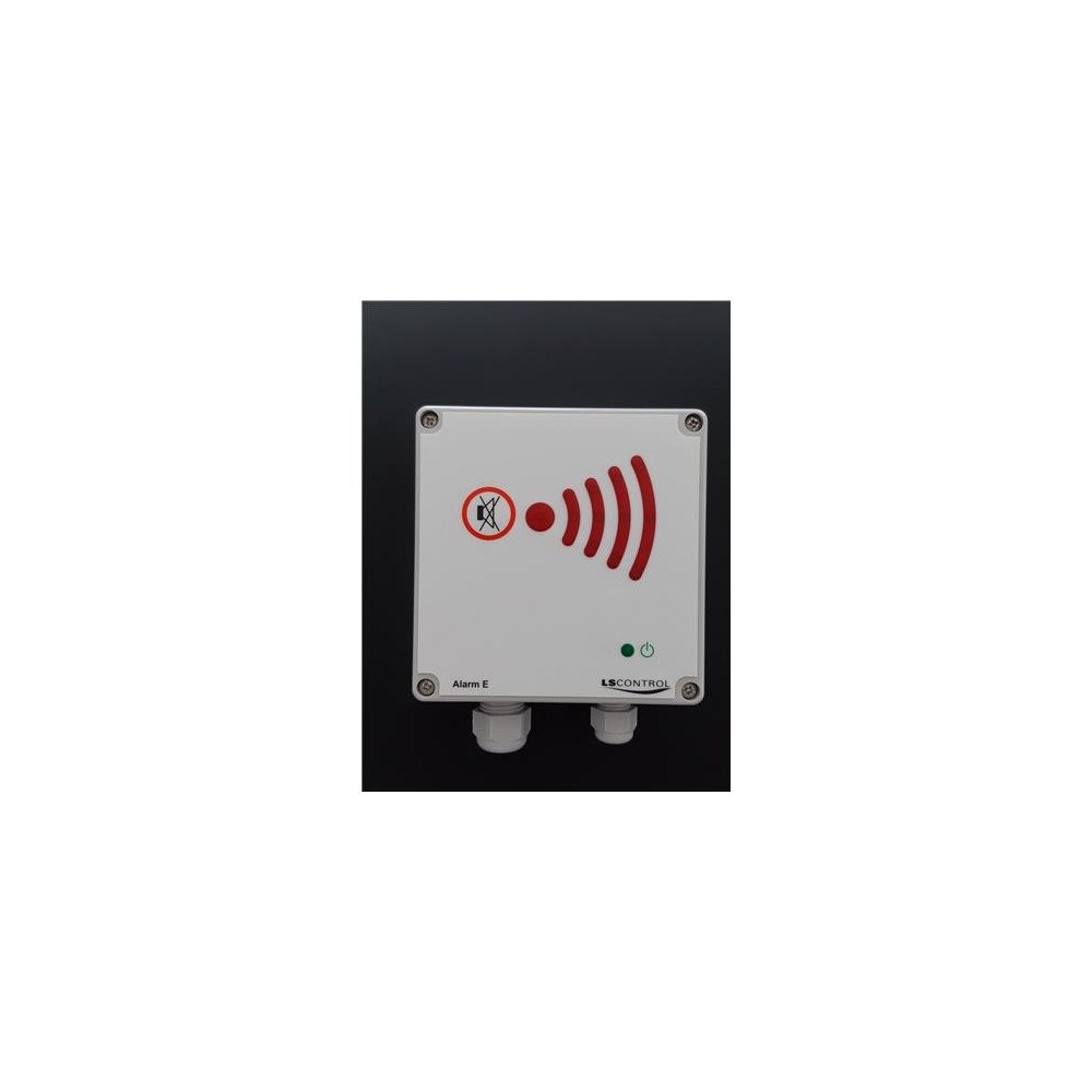 LS CONTROL LS CONTROL Alarm E (ES1098) med lys- og lydsignal til ventil...