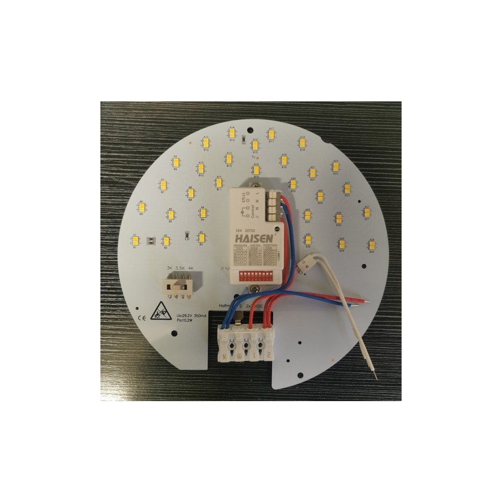 Solar Plus Ocus PCB halvmask on/off, CCT, med mikrovågssensor, 4-polig...