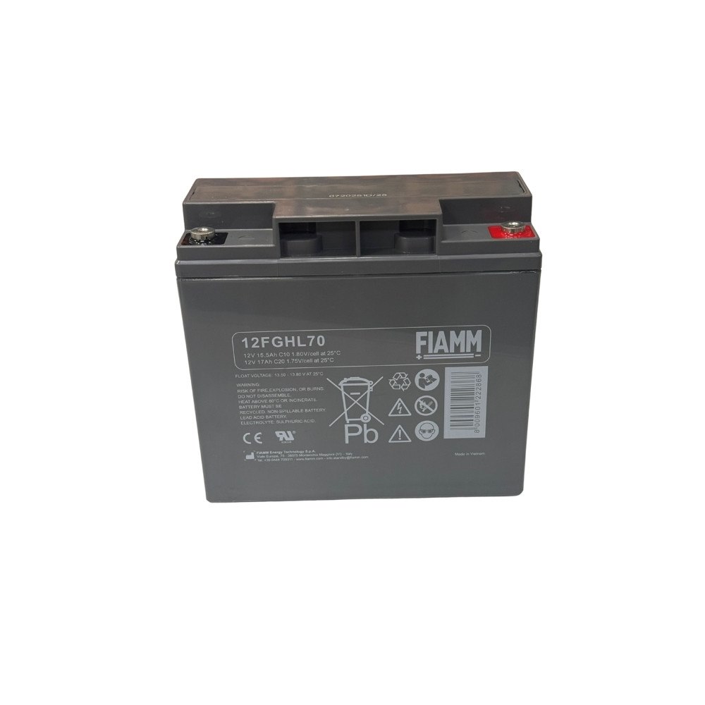 FIAMM 10 års Fiamm blybatteri 12V/17Ah. Terminal: M5. Hög urladdni...
