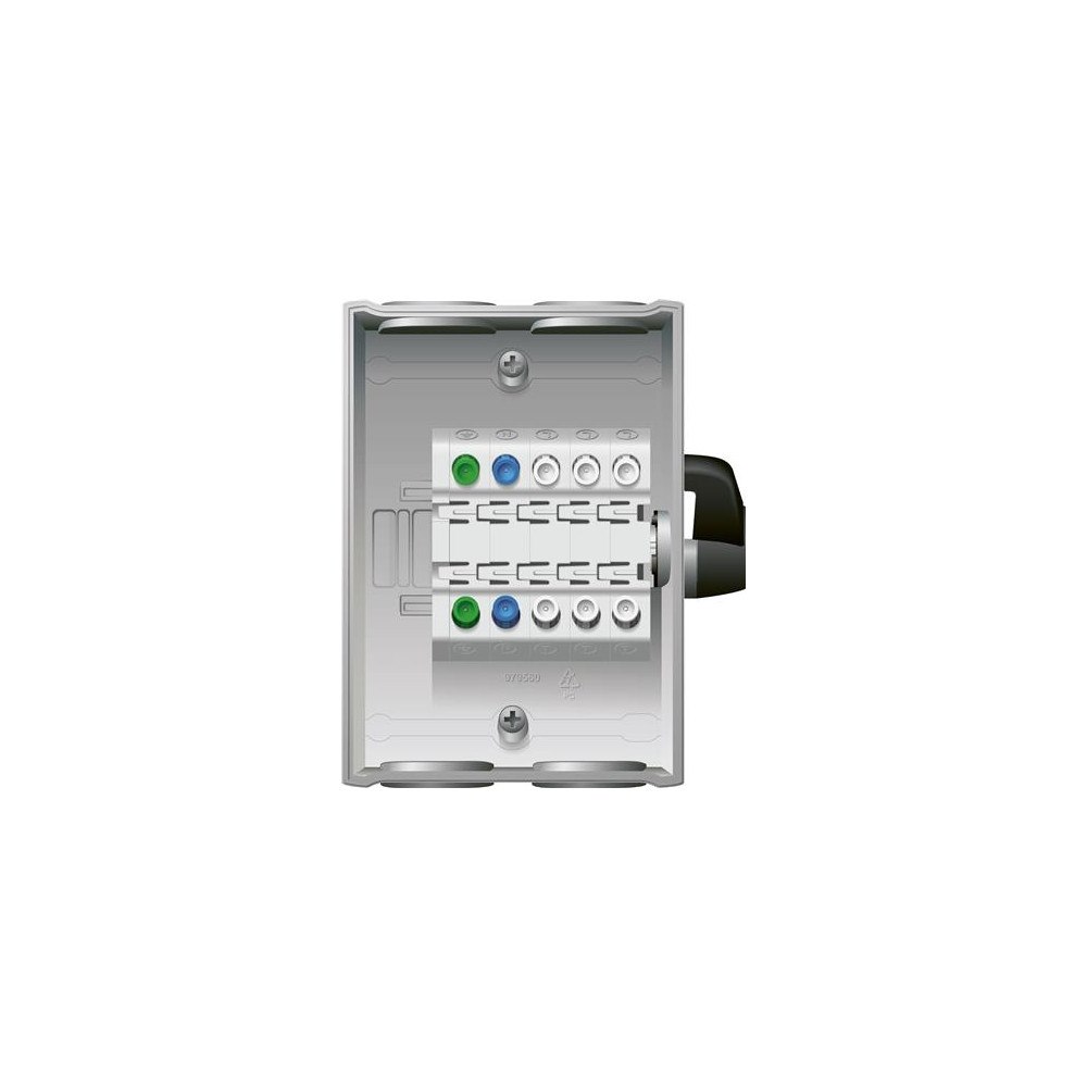 Solar Plus Säkerhetsbrytare 3+N+PE, 16 A, 7,5 kW, IP65, PUSH-IN-klemmer...