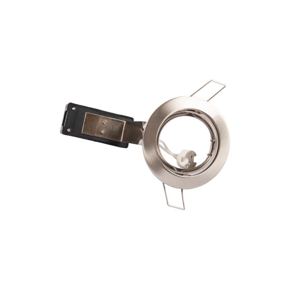 Solar Plus Zamax downlight 35W 12VDC, Ø74 mm, børstet aluminium, fatnin...