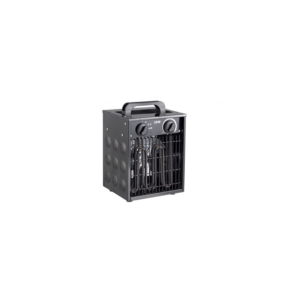 Solar Plus Värmefläkt 2 kW 230V med 1,2 meter H05RN-F 3G1,0mm² och stic...