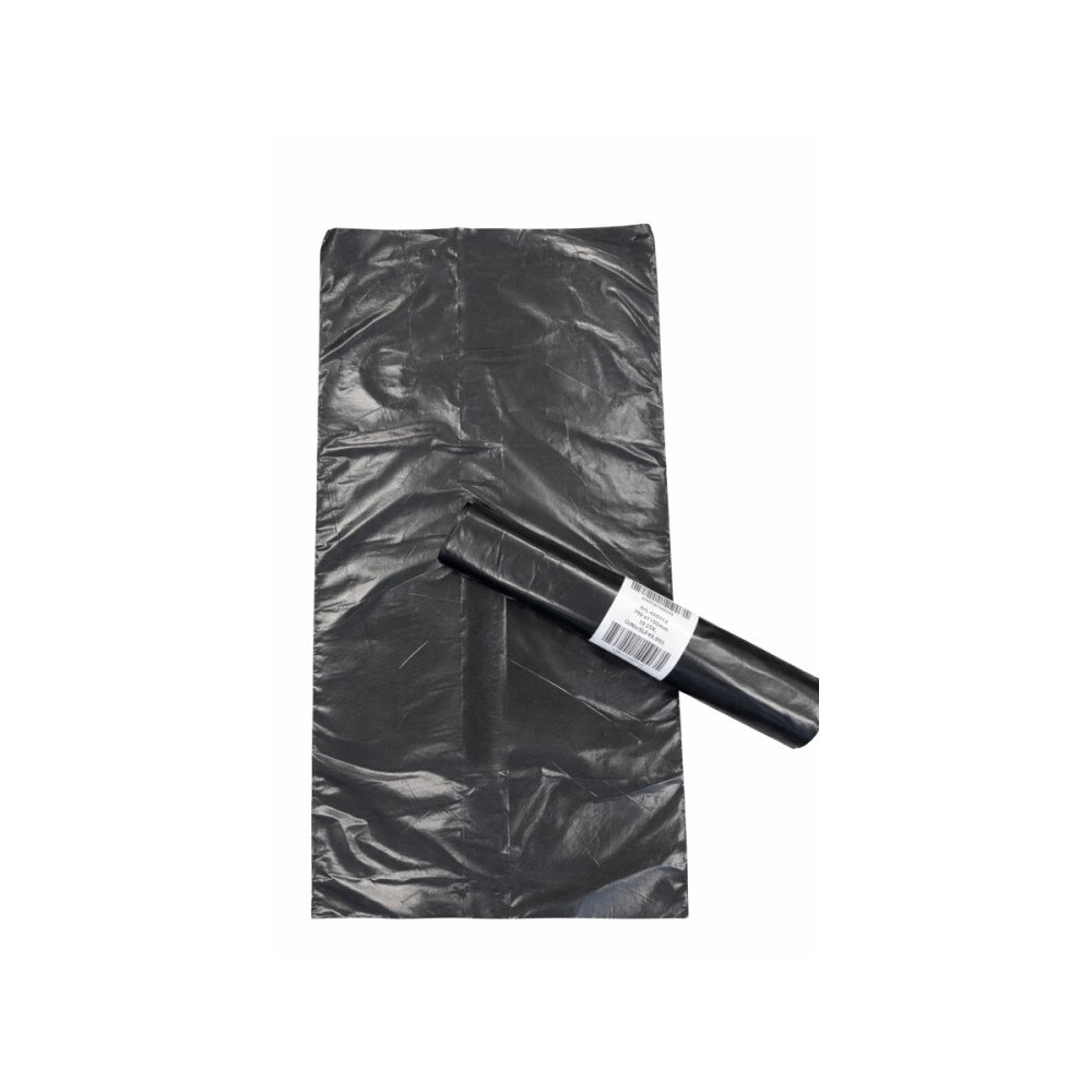 Solar Plus LDPE svart återvunnen plast 55 my, 110 L avfallspåsar, 70 x...