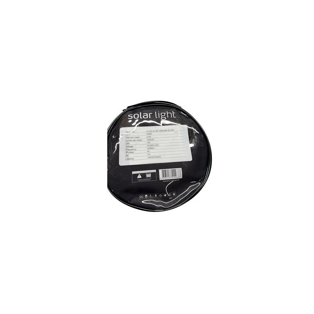 Solar Plus LIT230 G2 LJUSSLANGA 5 m. 1200 lm/m. 3000 K IP67 8,5 W/m. oc...
