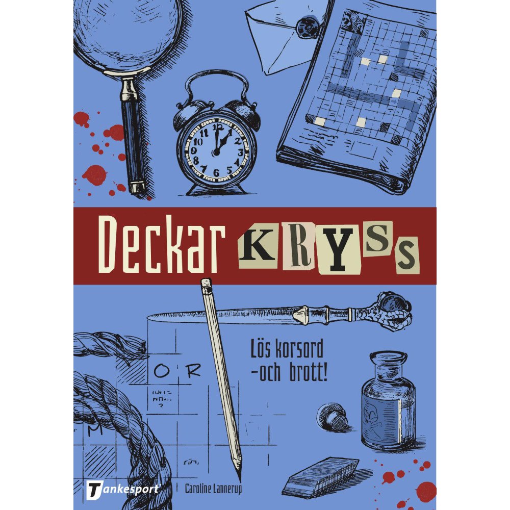 Stevali Deckarkryss: Lös korsord och brott! (häftad)