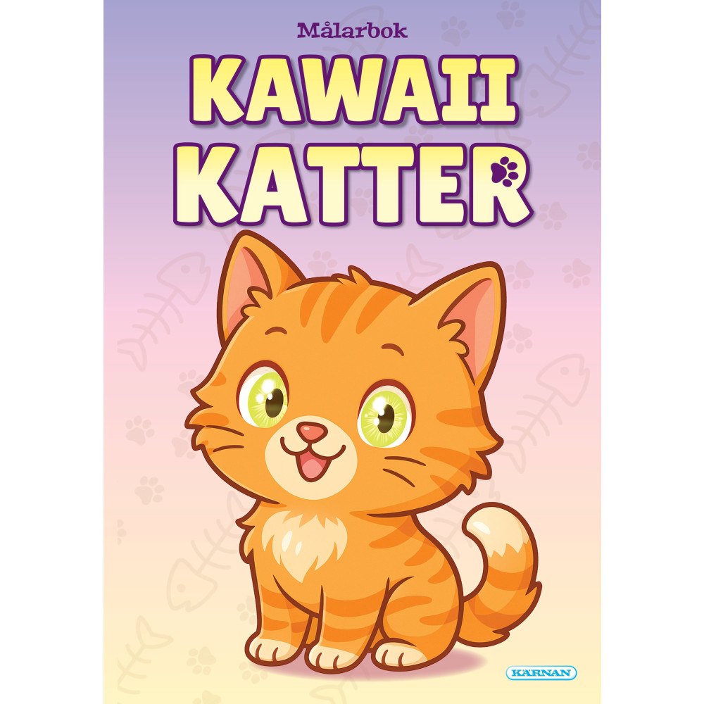 Egmont Story House Målarbok Kawaii Katter (häftad)