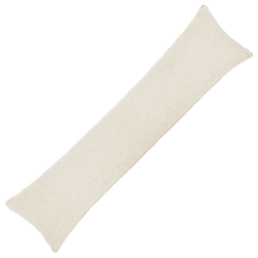 vidaXL Kuddöverdrag HEERLEN Gräddvit 40 x 145 cm Bouclé