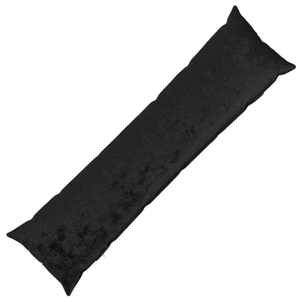 vidaXL Kuddöverdrag HEERLEN Svart 40 x 145 cm Flanell