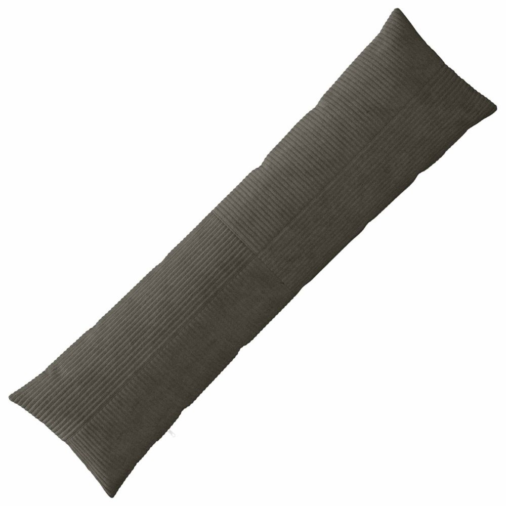 vidaXL Kuddöverdrag ALMELO Antracit 40 x 145 cm manchester