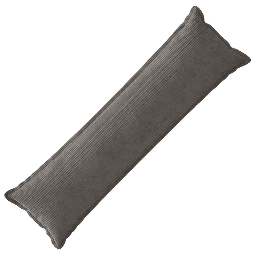 vidaXL Kuddöverdrag HOUTEN Mörkgrå 40 x 145 cm manchester