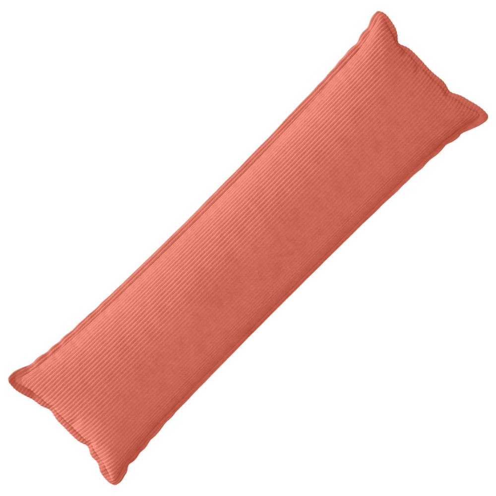 vidaXL Kuddöverdrag HOUTEN Röd orange 40 x 145 cm manchester
