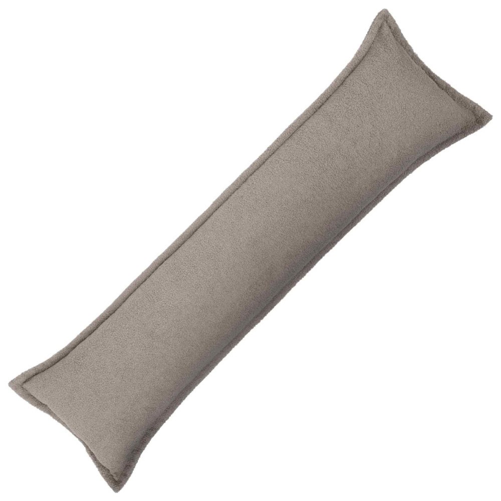 vidaXL Kuddöverdrag HOUTEN Ljusgrå 40 x 145 cm Bouclé