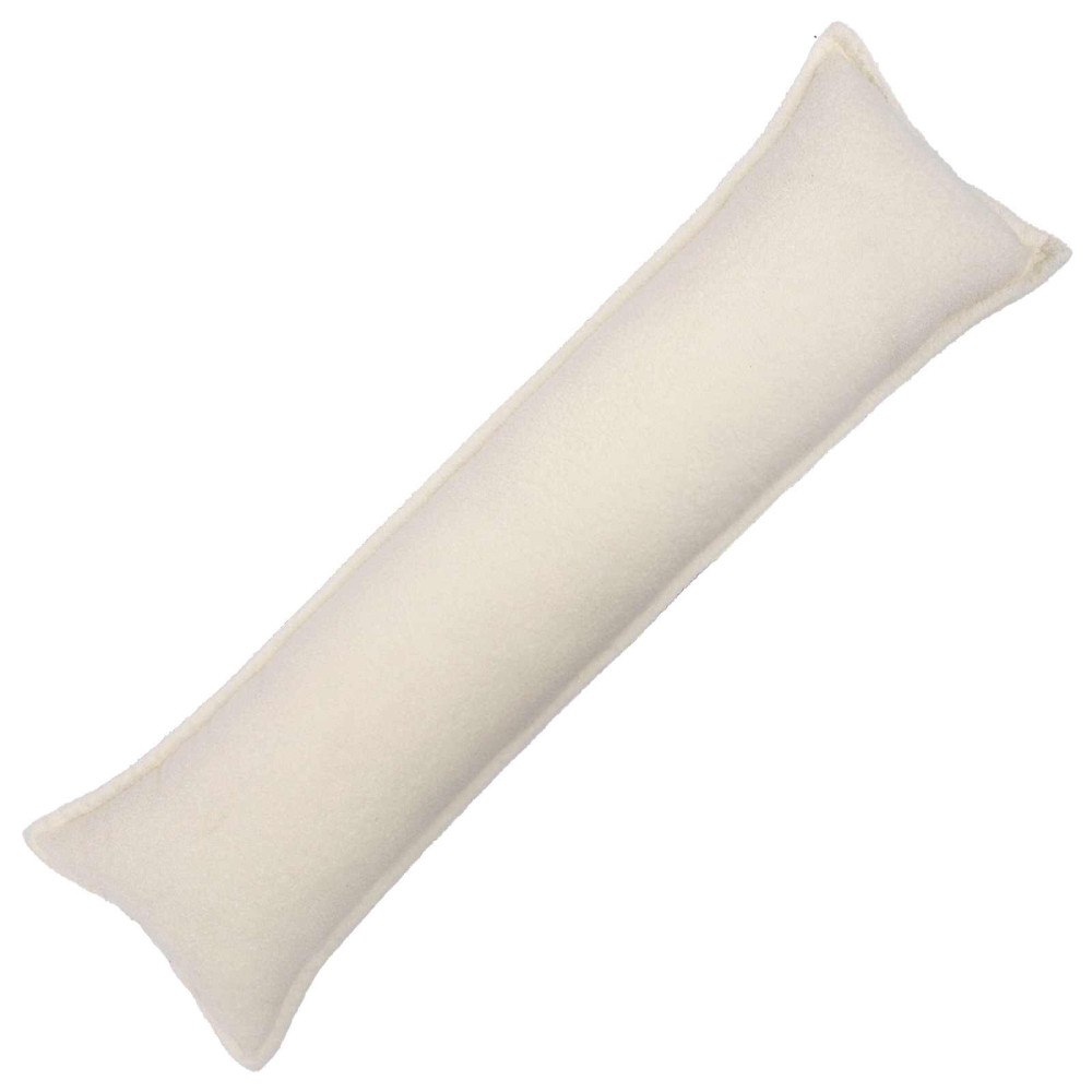 vidaXL Kuddöverdrag HOUTEN Gräddvit 40 x 145 cm Bouclé