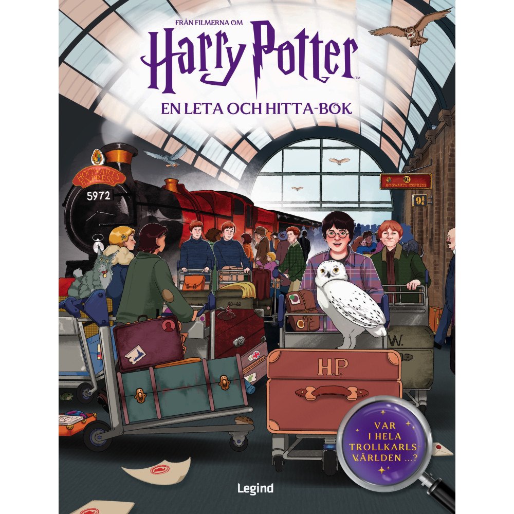 Legind A/S Harry Potter : en leta och hitta-bok (inbunden)