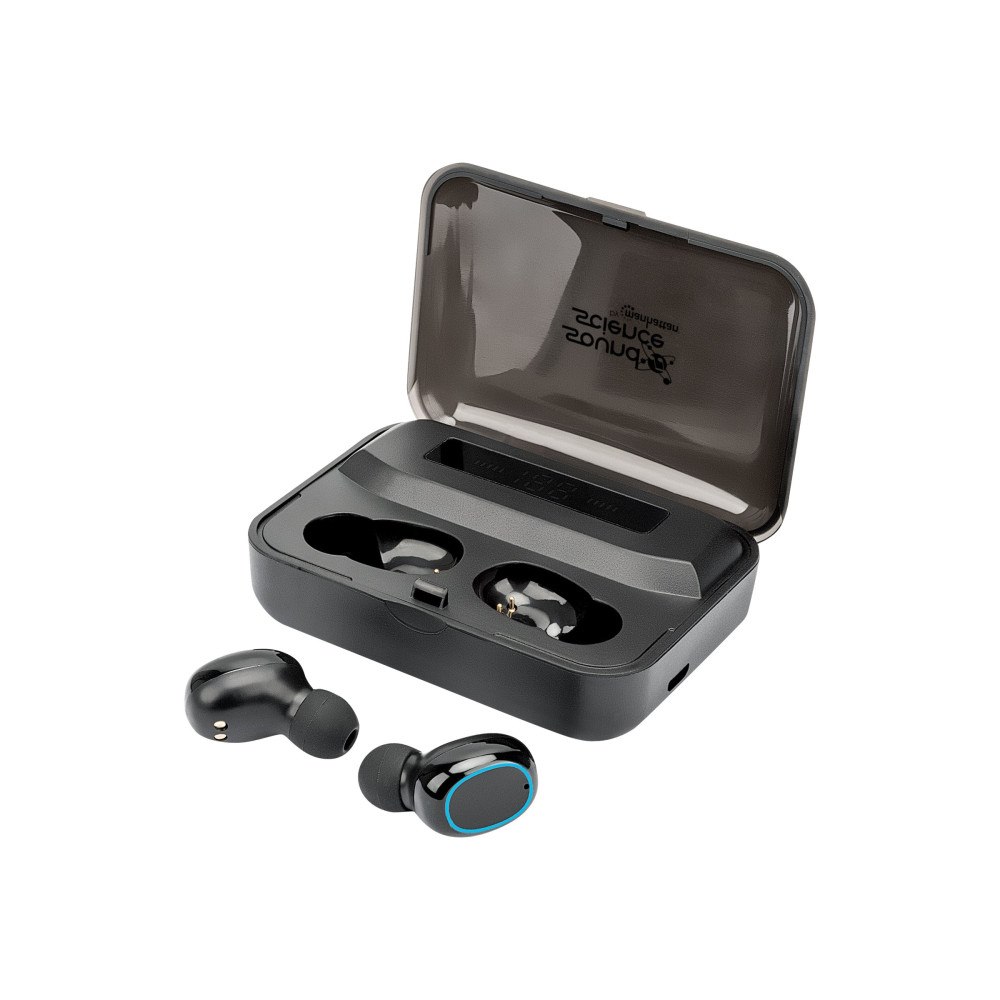 Manhattan Manhattan Sound Science Bluetooth In-Ear Headphones (Clearance Pricing), Black, Microphone, Integrated Controls, Sweatpr...