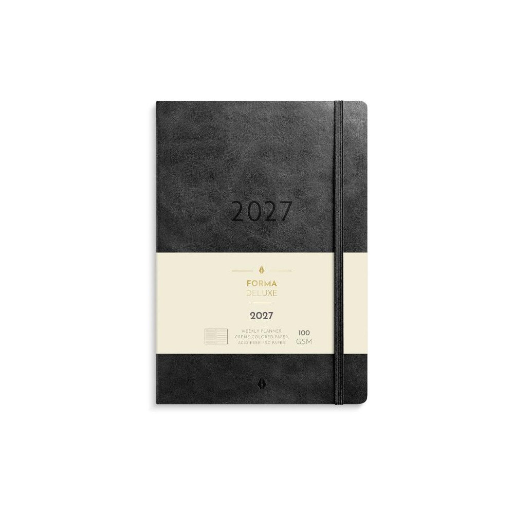 Burde Stor Veckokal. Forma Deluxe 2027 svart