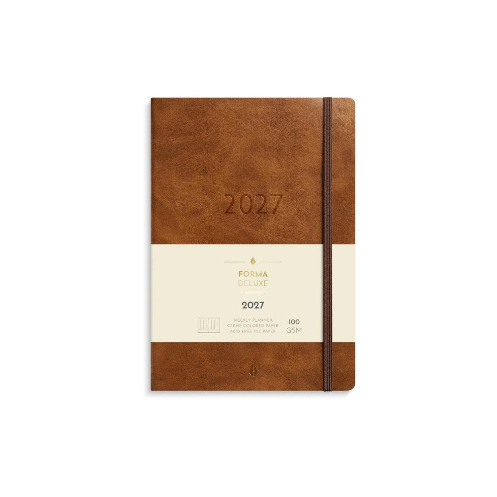 Burde Kalender Agency Forma Deluxe 2027 brun