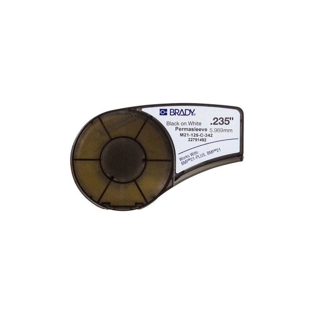 Brady Brady PermaSleeve Marker B-342 - fodral - Rulle (0,6 cm x 2,13 m)