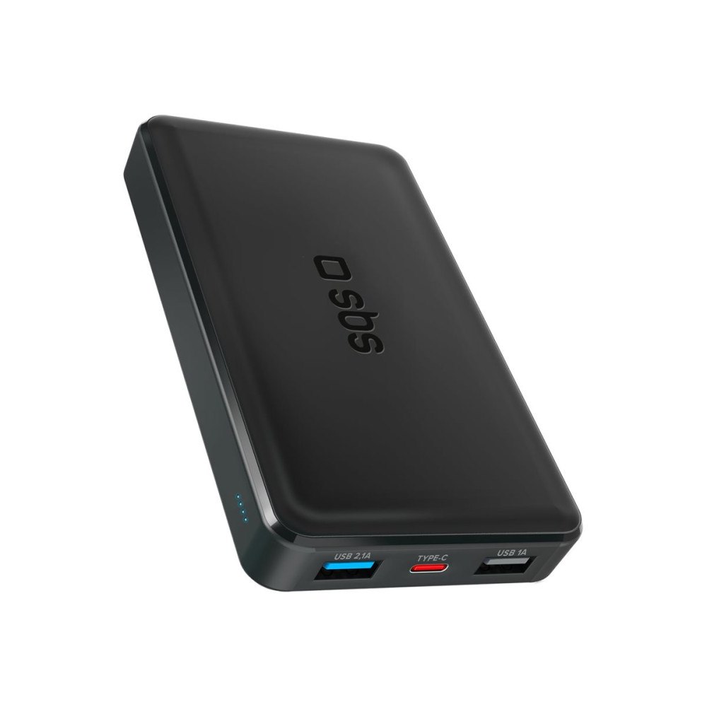 SBS SBS power bank - snabbladdning - Li-pol - 2 x USB, USB-C - 10 watt