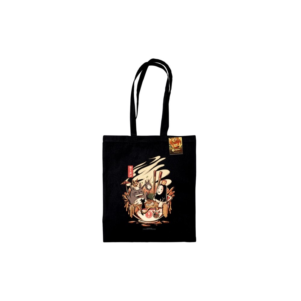 Pyramid International Ilustrata (Ramen Pool Party) Black Tote Bag