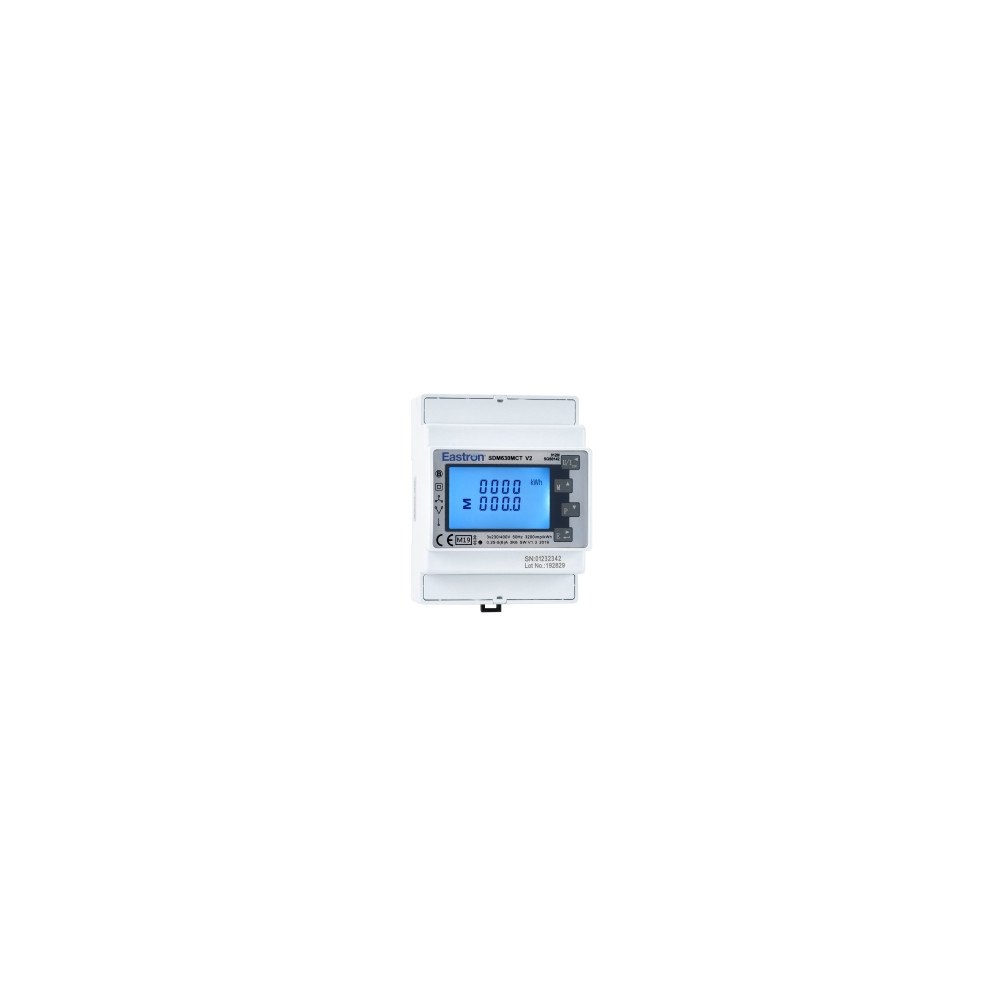 Solplanet Eastron SDM630 MCT V2 smartmätare med Solplanet firmware, CT...