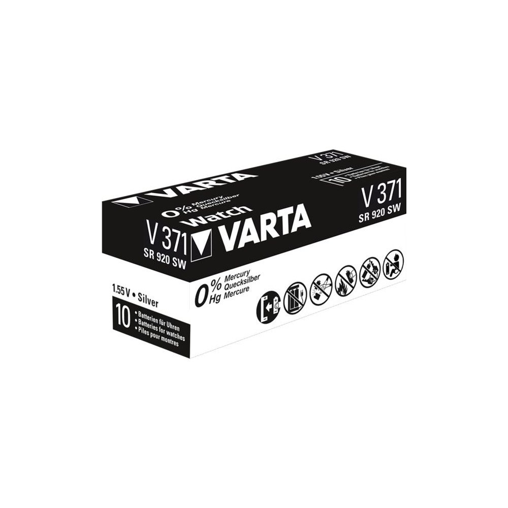Varta Varta V371, Engangsbatteri, SR69, Sølvoxid (S), 1,55 V, 1 st...