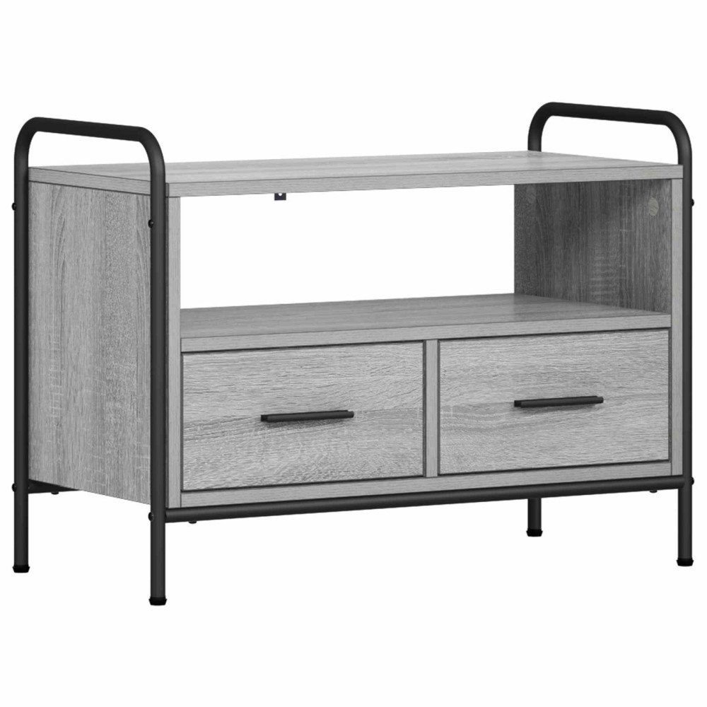 vidaXL TV-skåp 67,5 x 33 x 50 cm Grå Sonoma Konstruerat trä