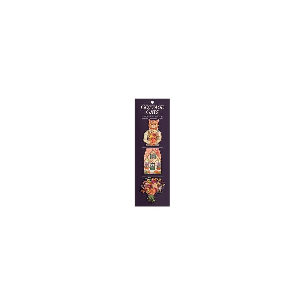 Galison Cottage Cats Magnetic Bookmarks (bok, eng)