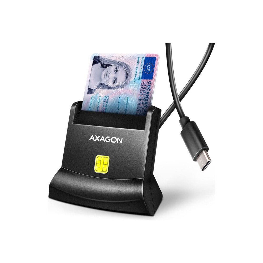 AXAGON AXAGON CRE-SM4NC - SMART-kortläsare - USB-C 2.0